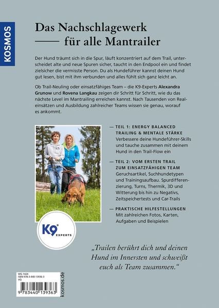 Produktbild: Mantrailing - das Arbeitsbuch
