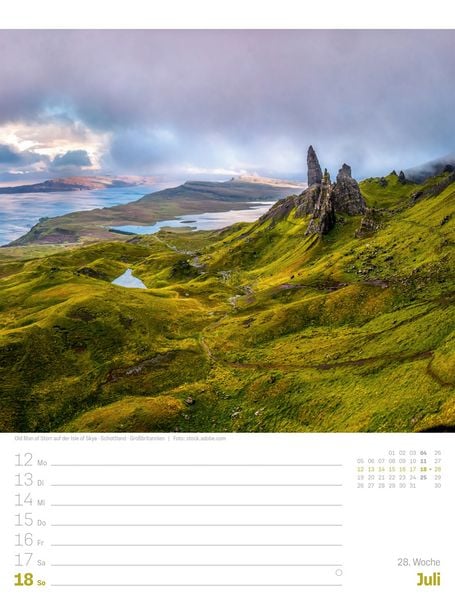 Produktbild: Planet Erde Wochenplaner Kalender 2027 | Landschaften der Welt