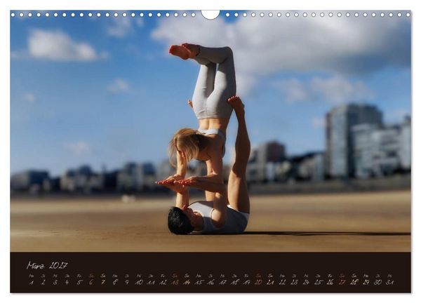 Produktbild: YogaPaare (Wandkalender 2027 DIN A3 quer), CALVENDO Monatskalender