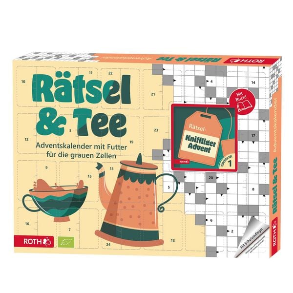 Produktbild: R&auml;tsel & Bio- Tee-Adventskalender