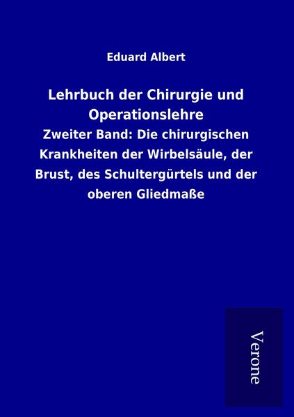 Produktbild: Lehrbuch der Chirurgie und Operationslehre