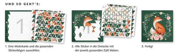 Produktbild: Stickern nach Zahlen Zauberwald