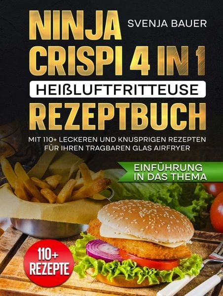 Produktbild: Ninja CRISPi 4 in 1 Hei&szlig;luftfritteuse Rezeptbuch