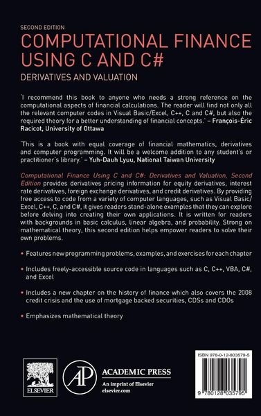 Produktbild: Computational Finance Using C and C