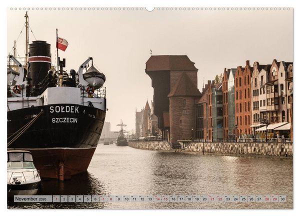 Produktbild: Dreistadt - Danzig, Gdingen, Zoppot (Wandkalender 2026 DIN A2 quer), CALVENDO Monatskalender