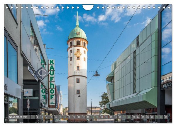Produktbild: Darmstadt im Licht (Wandkalender 2026 DIN A4 quer), CALVENDO Monatskalender
