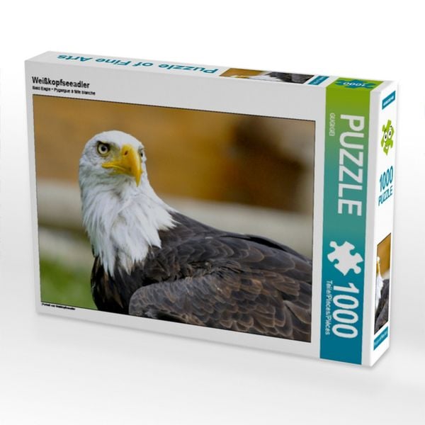 EUGY 3D-Puzzle Weißkopfseeadler - Umweltfreundliches Bastelset Für Kinder Ab 6 Jahren