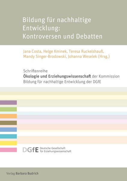Produktbild: Bildung f&uuml;r nachhaltige Entwicklung: Kontroversen und Debatten