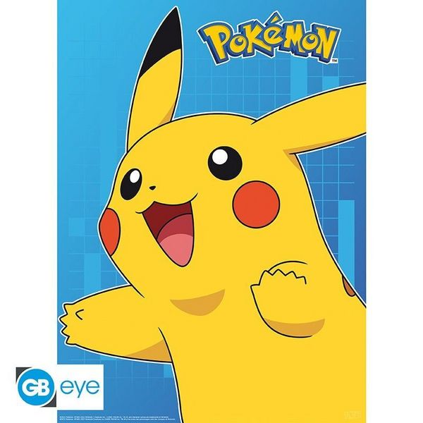 Produktbild: POKEMON Set 2 Chibi Posters - Farbige Charaktere (52x38)