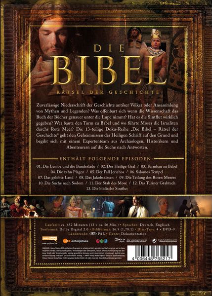 Produktbild: Die Bibel - R&auml;tsel der Geschichte [4 DVDs]