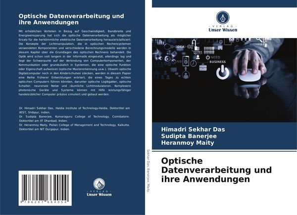 Produktbild: Optische Datenverarbeitung und ihre Anwendungen