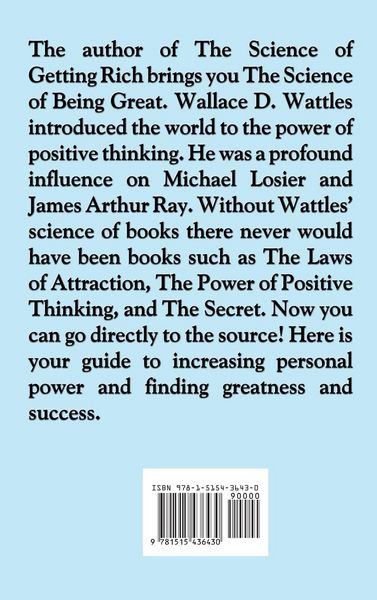 Produktbild: The Science of Being Great - A Classic Guide to Personal Development, Leadership, and the Power of Thought