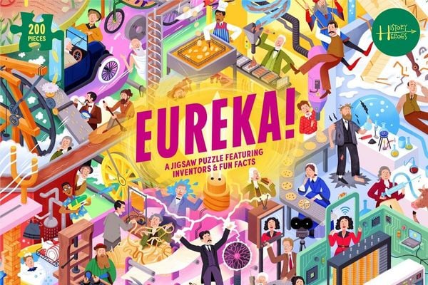 Eureka!: A History Heroes Inventors 200 Piece Jigsaw