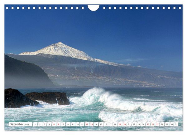 Produktbild: Teneriffa - Insel der Gl&uuml;ckseligen (Wandkalender 2026 DIN A4 quer), CALVENDO Monatskalender
