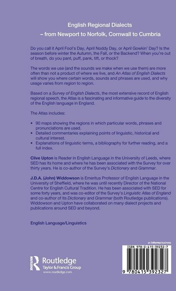 Produktbild: An Atlas of English Dialects