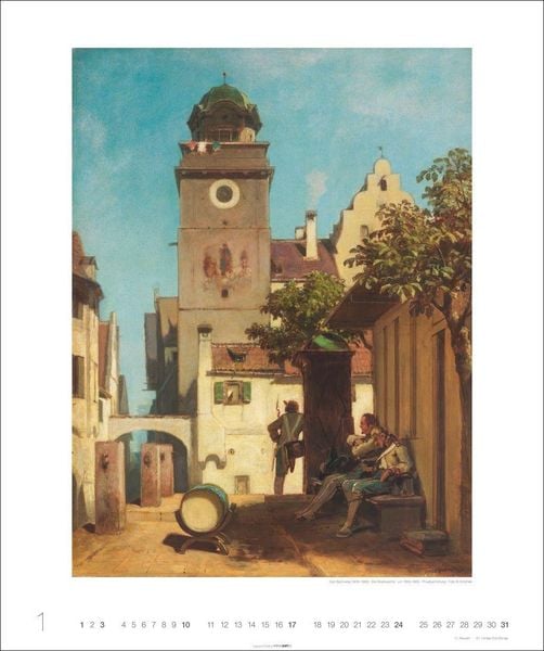 Produktbild: Carl Spitzweg Edition Kalender 2027