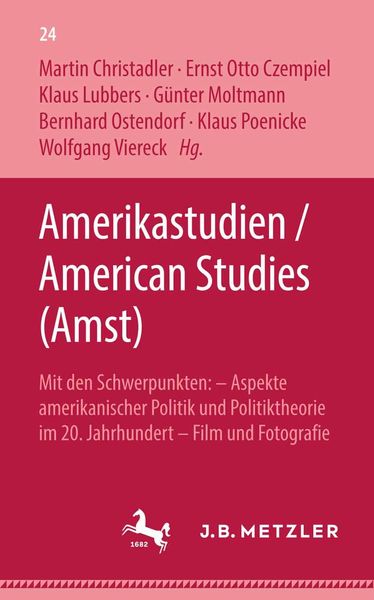Produktbild: Amerikastudien / American Studies (Amst)