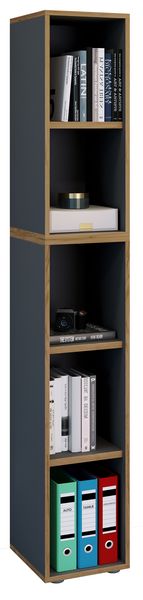 Produktbild: Holz B&uuml;ro Regal B&uuml;cher Ordner Salia 5fach B. 30 cm