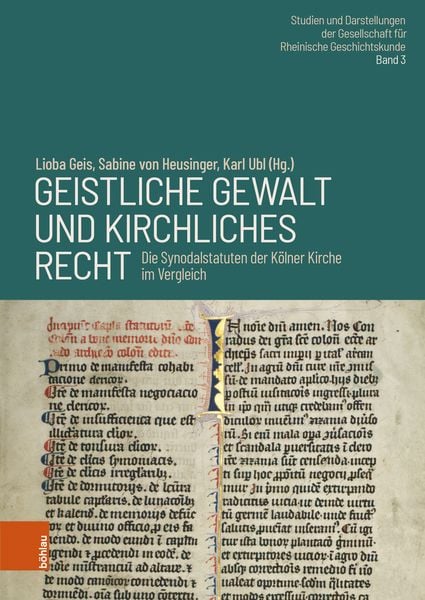 Produktbild: Geistliche Gewalt und kirchliches Recht
