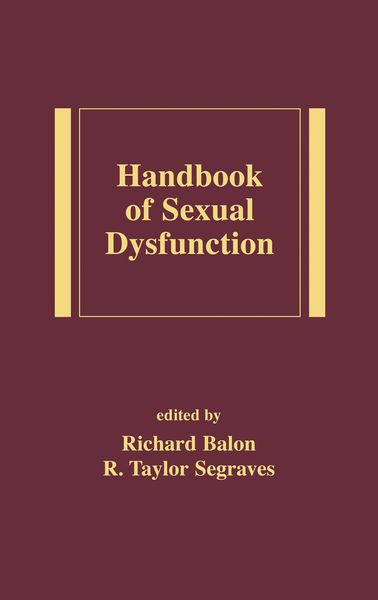 Produktbild: Handbook of Sexual Dysfunction