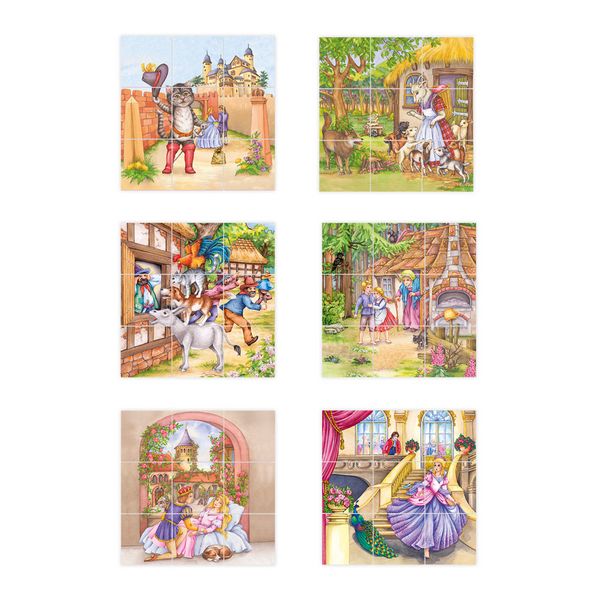 Produktbild: TR&Ouml;TSCH - Bilderw&uuml;rfel Puzzle M&auml;rchen | Ab 2 Jahren