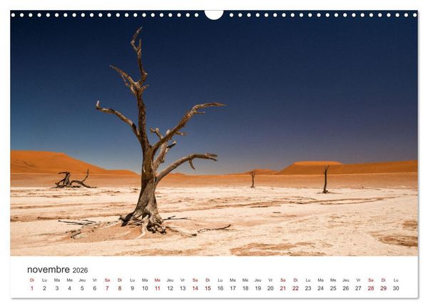 Produktbild: Des&eacute;rt namibien (Calendrier mural 2026 DIN A3 vertical), CALVENDO calendrier mensuel