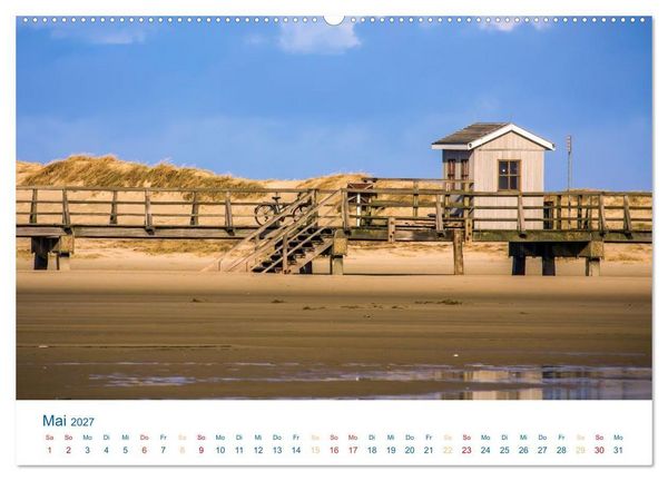 Produktbild: Sankt Peter-Ording - Str&auml;nde, D&uuml;nen, Weite (hochwertiger Premium Wandkalender 2027 DIN A2 quer), Kunstdruck in Hochglanz