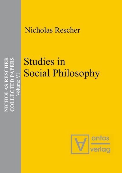 Produktbild: Studies in Social Philosophy