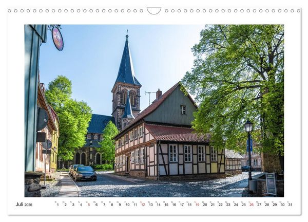 Produktbild: Wernigerode - Die Fachwerkstadt im Harz (Wandkalender 2026 DIN A3 quer), CALVENDO Monatskalender