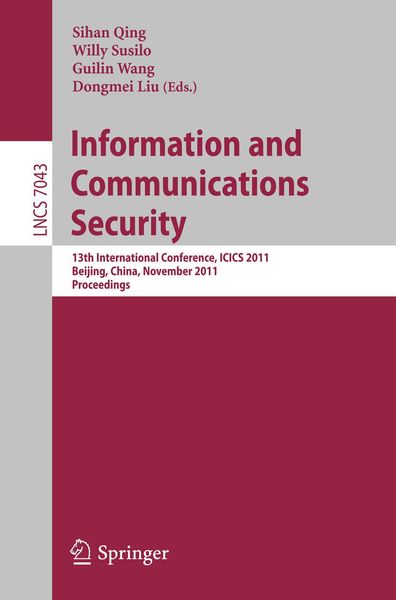 Produktbild: Information and Communication Security