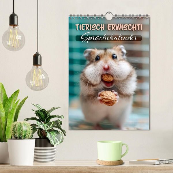 Produktbild: Tierisch erwischt (Wandkalender 2026 DIN A4 hoch), CALVENDO Monatskalender