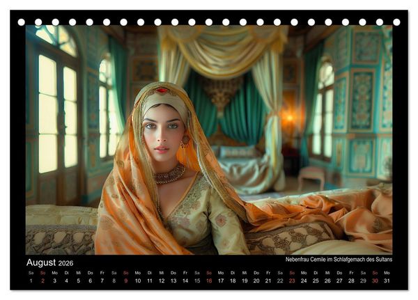 Produktbild: Im Palast des Sultans (Tischkalender 2026 DIN A5 quer), CALVENDO Monatskalender
