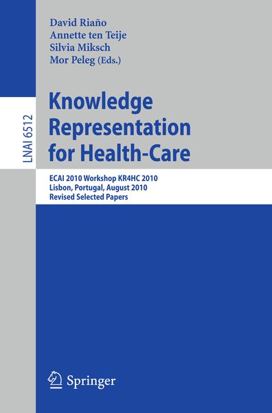 Produktbild: Knowledge Representation for Health-Care