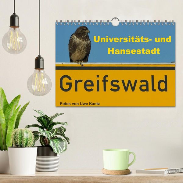 Produktbild: Univerit&auml;ts- und Hansestadt Greifswald (Wandkalender 2026 DIN A4 quer), CALVENDO Monatskalender