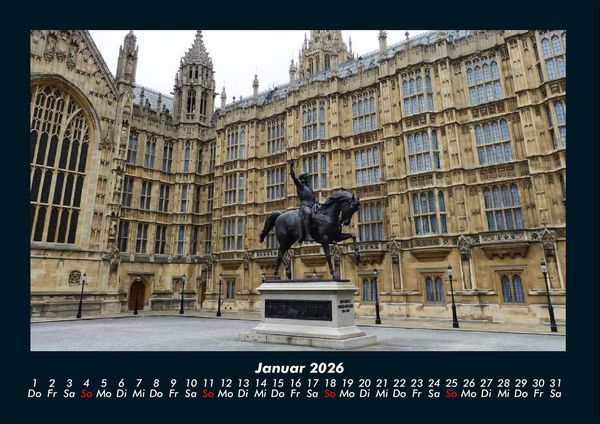 Produktbild: London 2026 Fotokalender DIN A4