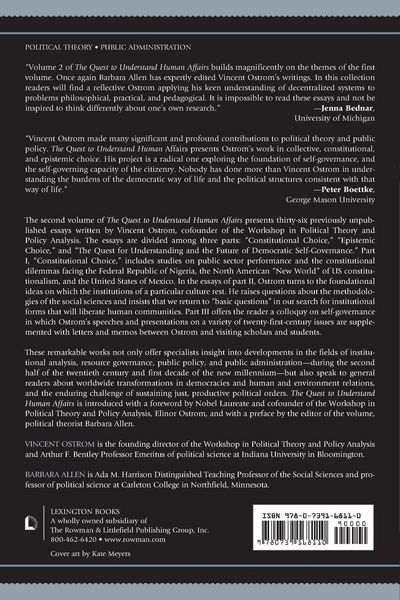 Produktbild: Quest to Understand Human Affairs