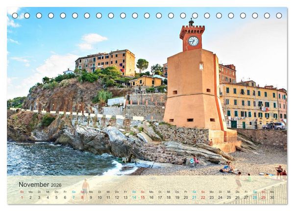 Produktbild: Elba - die Insel im Mittelmeer (Tischkalender 2026 DIN A5 quer), CALVENDO Monatskalender