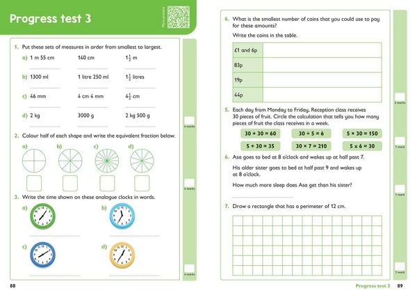 Produktbild: Year 3 Maths Targeted Practice Workbook