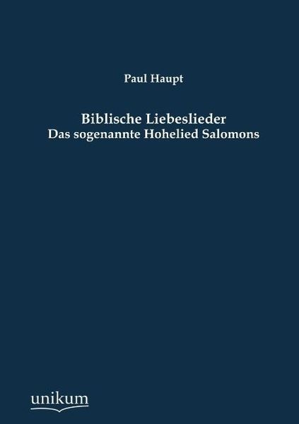 Produktbild: Biblische Liebeslieder