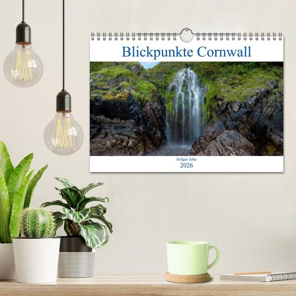 Produktbild: Blickpunkte Cornwall (Wandkalender 2026 DIN A4 quer), CALVENDO Monatskalender