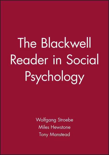 Produktbild: Blackwell Reader in Social Psychology