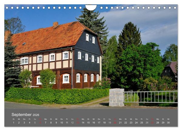 Produktbild: Umgebindeh&auml;user in der Oberlausitz (Wandkalender 2026 DIN A4 quer), CALVENDO Monatskalender