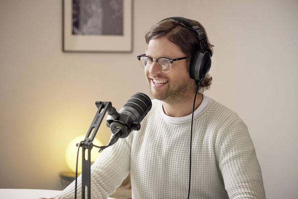 Produktbild: RODE - R&Oslash;DE PodMic USB, Studio-Mikrofon, -57 dB, 20 - 20000 Hz, 460 Ohm, 24 Bit, 48 kHz