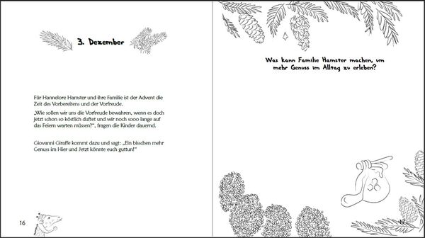 Produktbild: Was brauchst du im Advent? Der Familien-Adventskalender in Giraffensprache für Gewaltfreie Kommunikation mit Kindern und Eltern