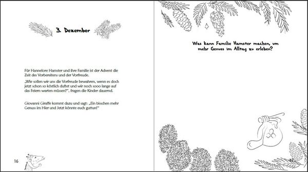 Produktbild: Was brauchst du im Advent? Der Familien-Adventskalender in Giraffensprache f&uuml;r Gewaltfreie Kommunikation mit Kindern und Eltern