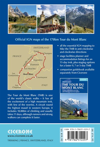 Produktbild: Tour du Mont Blanc Map Booklet