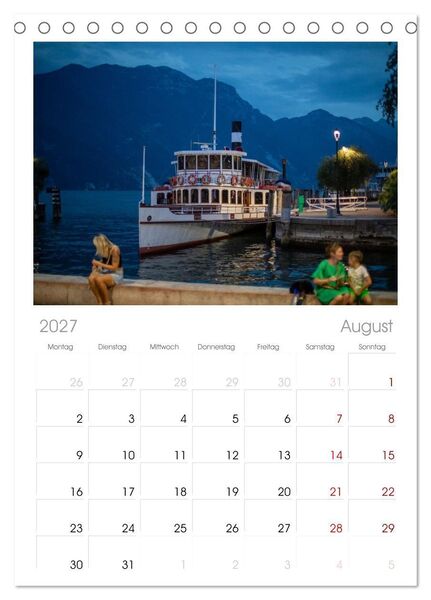 Produktbild: Tischplaner 2027 - Riva del Garda - Am Gardasee ganz im Norden (A5 Tischkalender zum Aufstellen) CALVENDO
