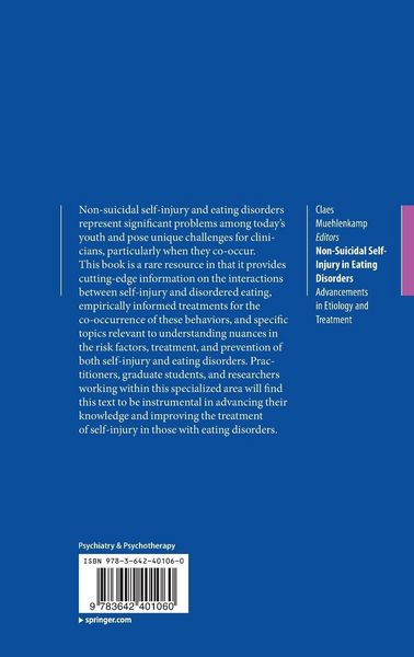 Produktbild: Non-Suicidal Self-Injury in Eating Disorders