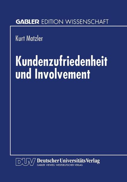 Produktbild: Kundenzufriedenheit und Involvement