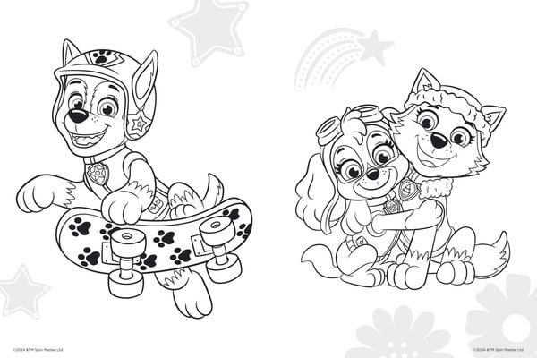 Produktbild: PAW Patrol Mitmachbuch: Malspa&szlig; mit Fensterstickern